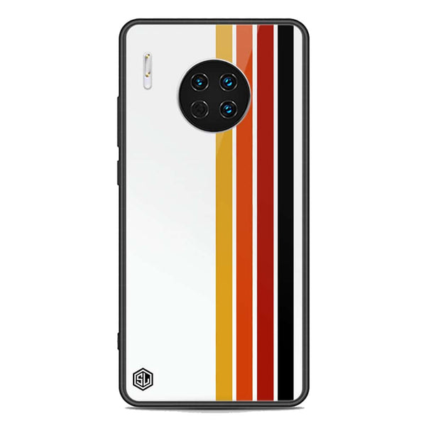 Retro Stripes Series Soft Phone Case - Premium Glass Case - Huawei Mate 30