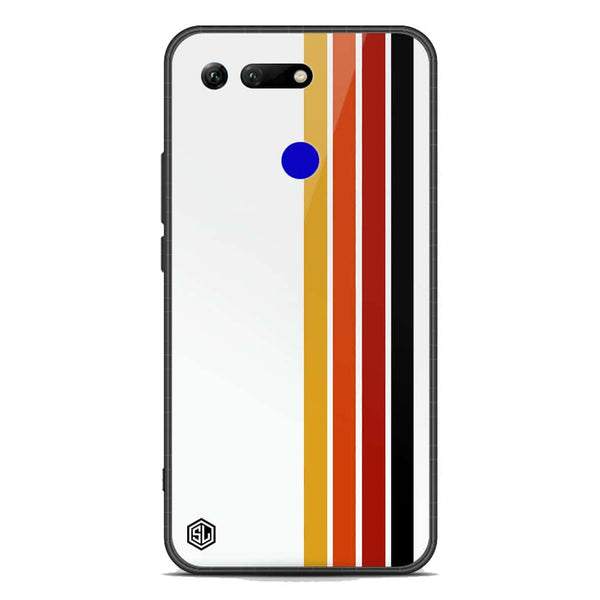 Retro Stripes Series Soft Phone Case - Premium Glass Case - Huawei Honor View 20