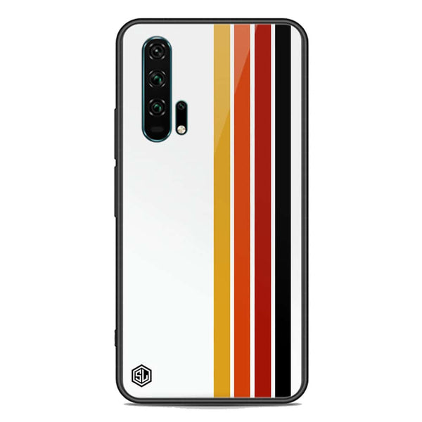 Retro Stripes Series Soft Phone Case - Premium Glass Case - Honor 20 Pro