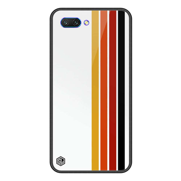 Retro Stripes Series Soft Phone Case - Premium Glass Case - Huawei Honor 10