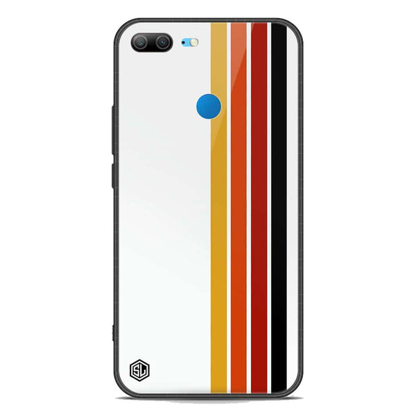 Retro Stripes Series Soft Phone Case - Premium Glass Case - Huawei Honor 9 Lite