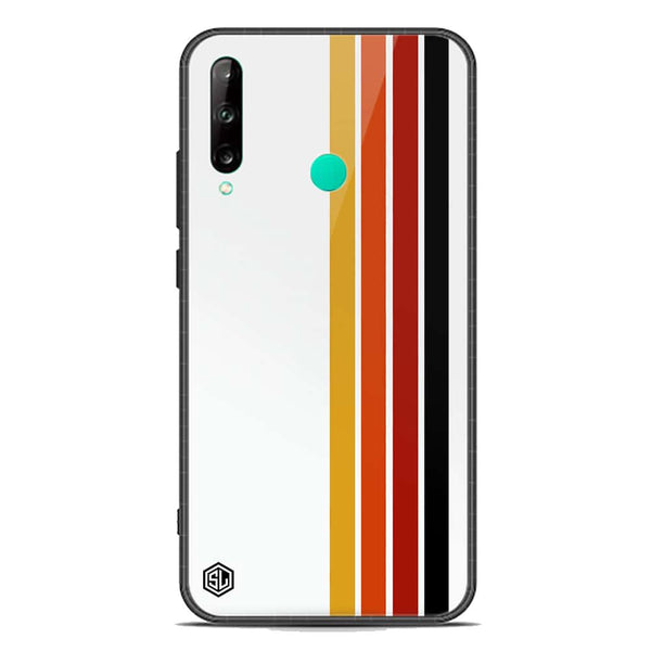 Retro Stripes Series Soft Phone Case - Premium Glass Case - Honor 9C