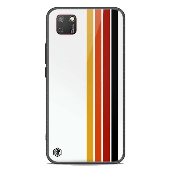 Retro Stripes Series Soft Phone Case - Premium Glass Case - Honor 9S