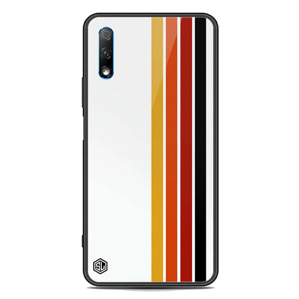 Retro Stripes Series Soft Phone Case - Premium Glass Case - Honor 9x