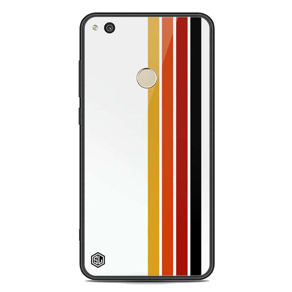 Retro Stripes Series Soft Phone Case - Premium Glass Case - Honor 8 Lite