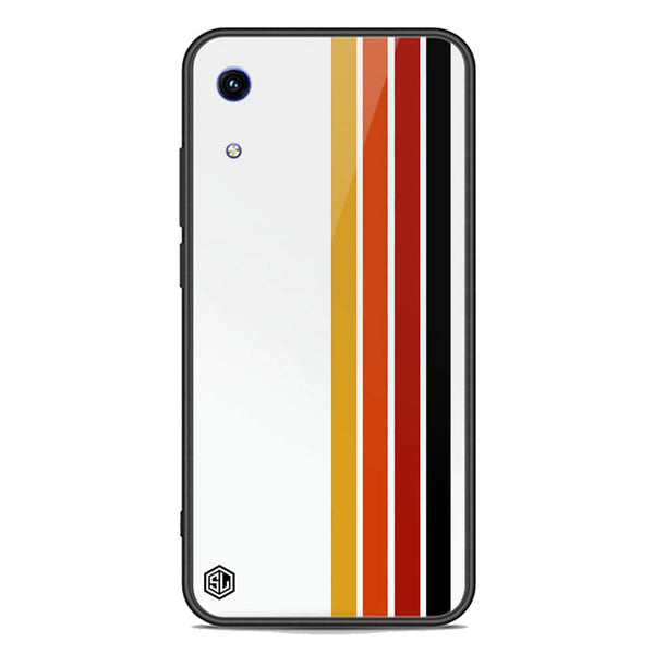 Retro Stripes Series Soft Phone Case - Premium Glass Case - Huawei Honor 8A