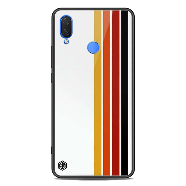 Retro Stripes Series Soft Phone Case - Premium Glass Case - Huawei Honor 8C