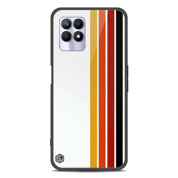 Retro Stripes Series Soft Phone Case - Premium Glass Case - Realme Narzo 50 4G