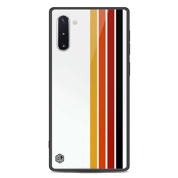 Retro Stripes Series Soft Phone Case - Premium Glass Case - Samsung Galaxy Note 10
