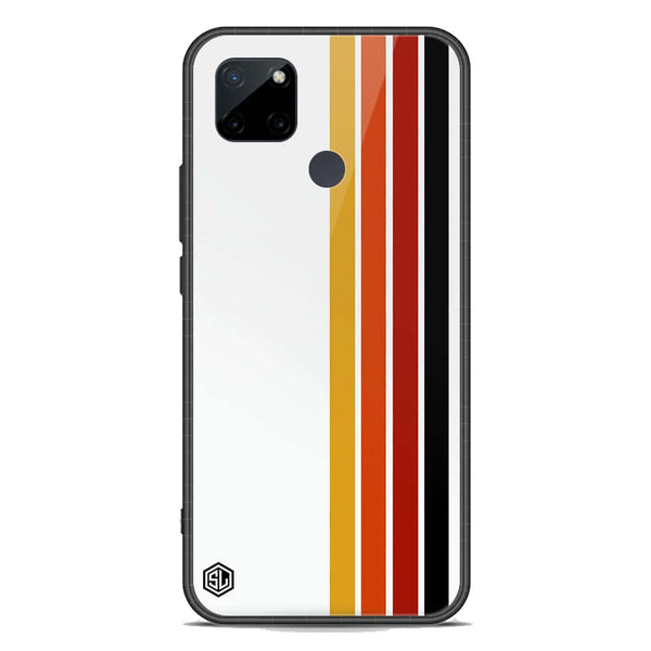 Retro Stripes Series Soft Phone Case - Premium Glass Case - Realme C21Y
