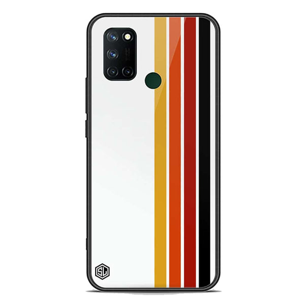 Retro Stripes Series Soft Phone Case - Premium Glass Case - Realme C17