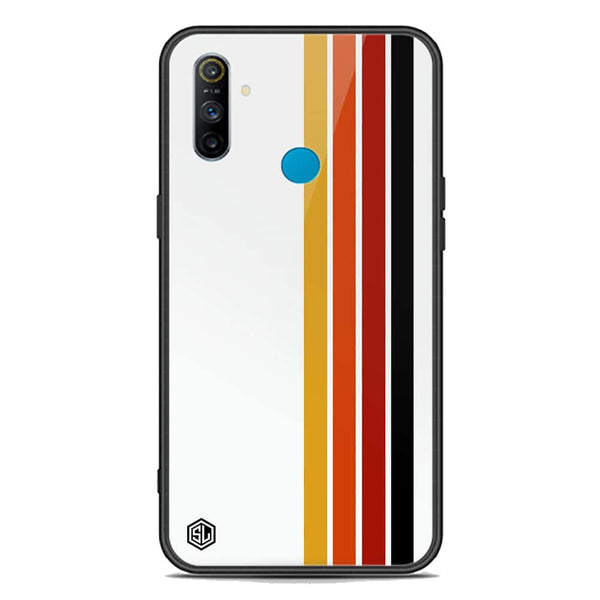 Retro Stripes Series Soft Phone Case - Premium Glass Case - Realme C3