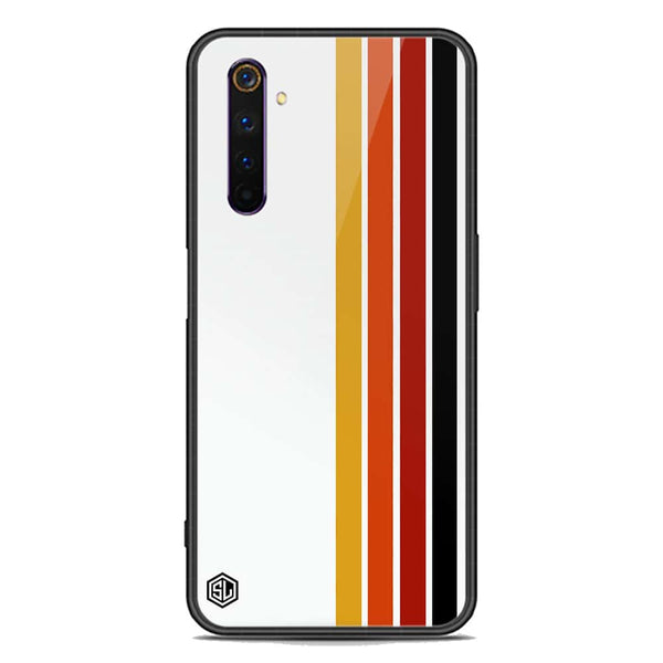Retro Stripes Series Soft Phone Case - Premium Glass Case - Realme 6 Pro