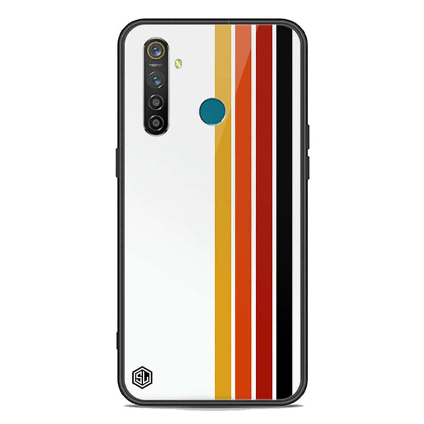 Retro Stripes Series Soft Phone Case - Premium Glass Case - Realme 5 Pro