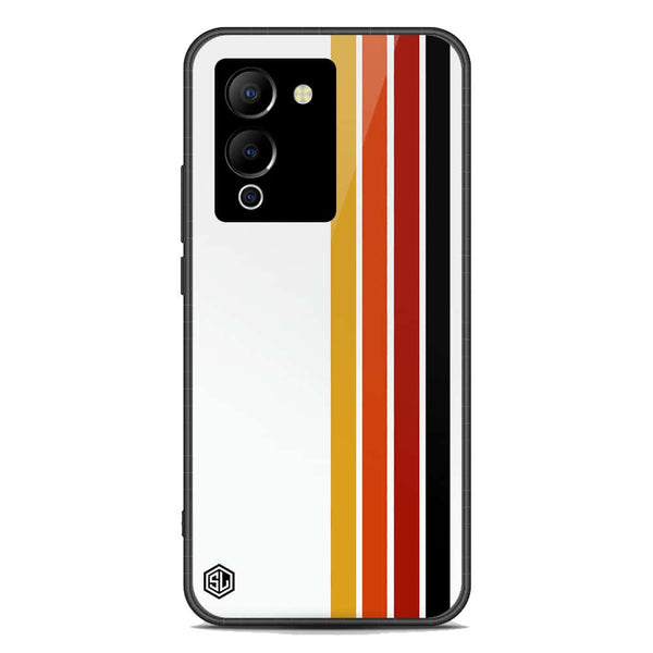 Retro Stripes Series Soft Phone Case - Premium Glass Case - Infinix Note 12 G96