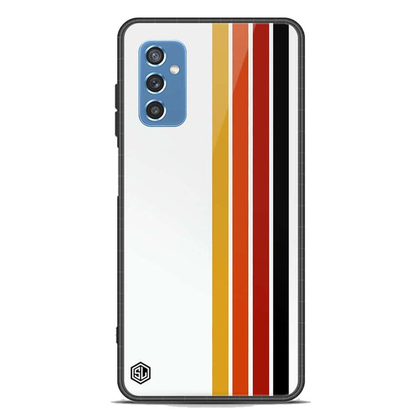 Retro Stripes Series Soft Phone Case - Premium Glass Case - Samsung Galaxy M52 5G
