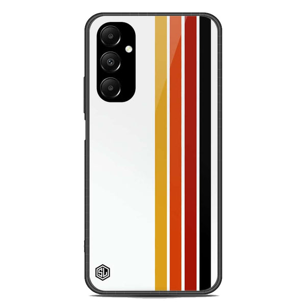 Retro Stripes Series Soft Phone Case - Premium Glass Case - Samsung Galaxy A05s