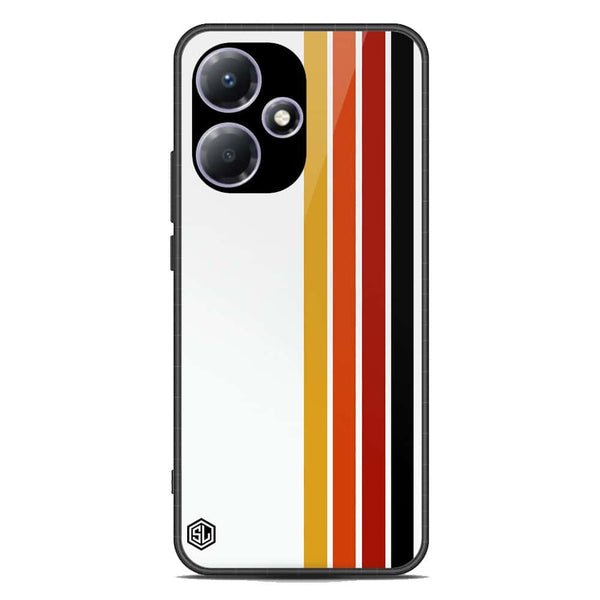 Retro Stripes Series Soft Phone Case - Metal Case - Infinix Hot 30 Play