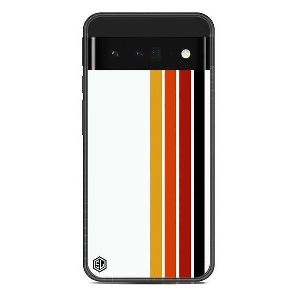 Retro Stripes Series Soft Phone Case - Metal Case - Google Pixel 6 Pro