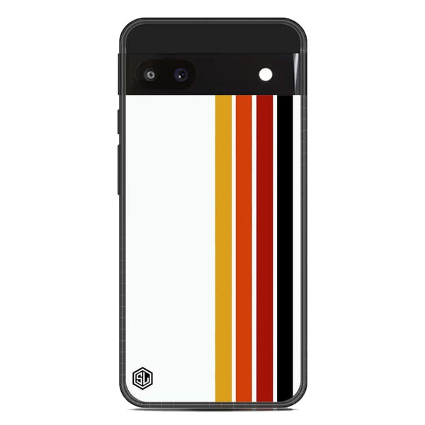 Retro Stripes Series Soft Phone Case - Metal Case - Google Pixel 6a