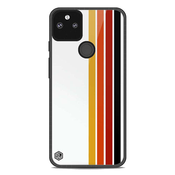Retro Stripes Series Soft Phone Case - Metal Case - Google Pixel 5a 5G