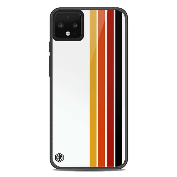 Retro Stripes Series Soft Phone Case - Metal Case - Google Pixel 4
