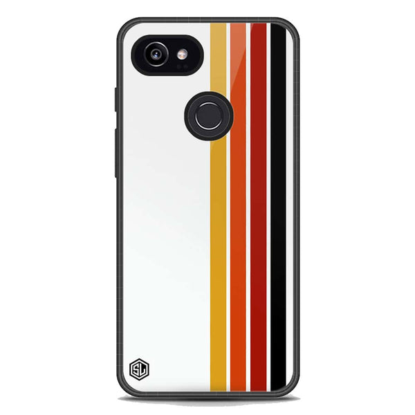 Retro Stripes Series Soft Phone Case - Metal Case - Google Pixel 3 XL