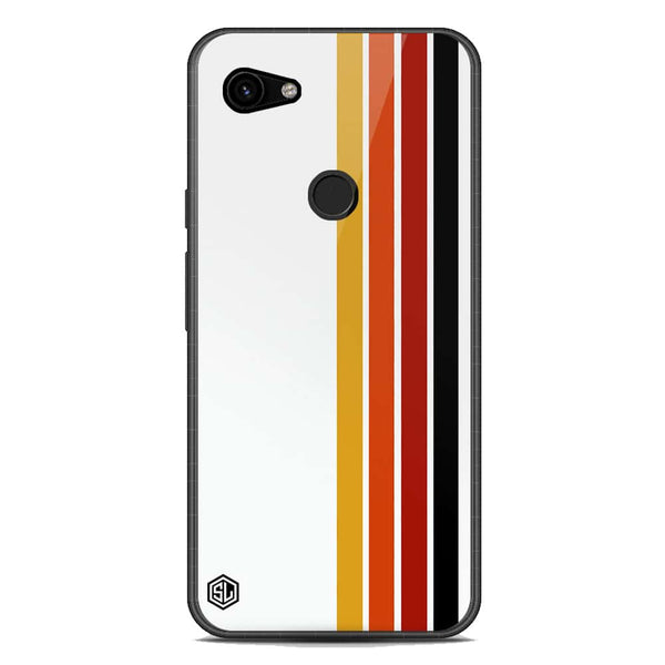 Retro Stripes Series Soft Phone Case - Metal Case - Google Pixel 3a
