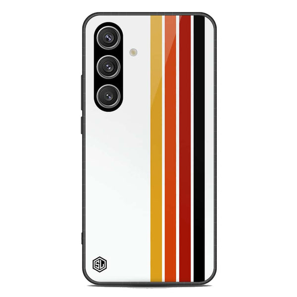 Retro Stripes Series Soft Phone Case - Premium Glass Case - Samsung Galaxy S24 Plus