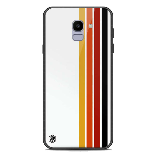 Retro Stripes Series Soft Phone Case - Premium Glass Case - Samsung Galaxy J6 2018