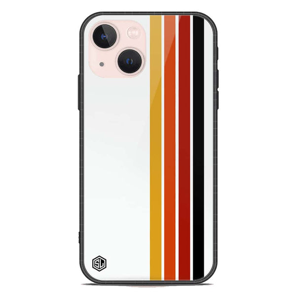 Retro Stripes Series Soft Phone Case - Premium Glass Case - iPhone 14