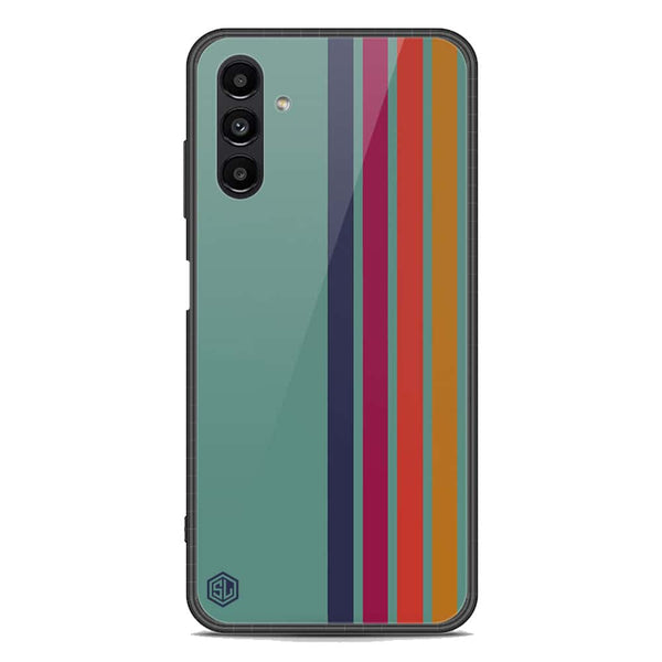Retro Stripes Series Soft Phone Case - Premium Glass Case - Samsung Galaxy A13 5G