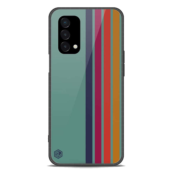 Retro Stripes Series Soft Phone Case - Premium Glass Case - OnePlus Nord N200 5G