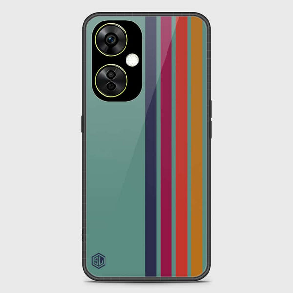 Retro Stripes Series Soft Phone Case - Premium Glass Case - OnePlus Nord CE 3 Lite