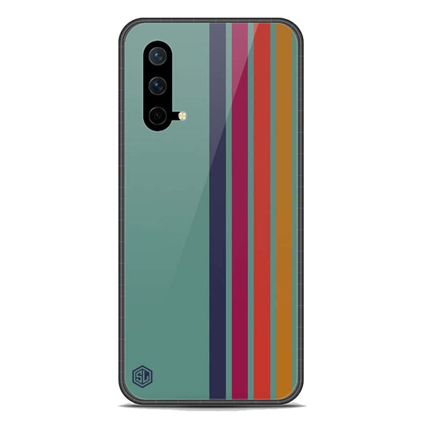 Retro Stripes Series Soft Phone Case - Premium Glass Case - OnePlus Nord CE 5G