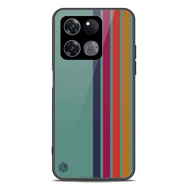 Retro Stripes Series Soft Phone Case - Premium Glass Case - OnePlus Ace Racing