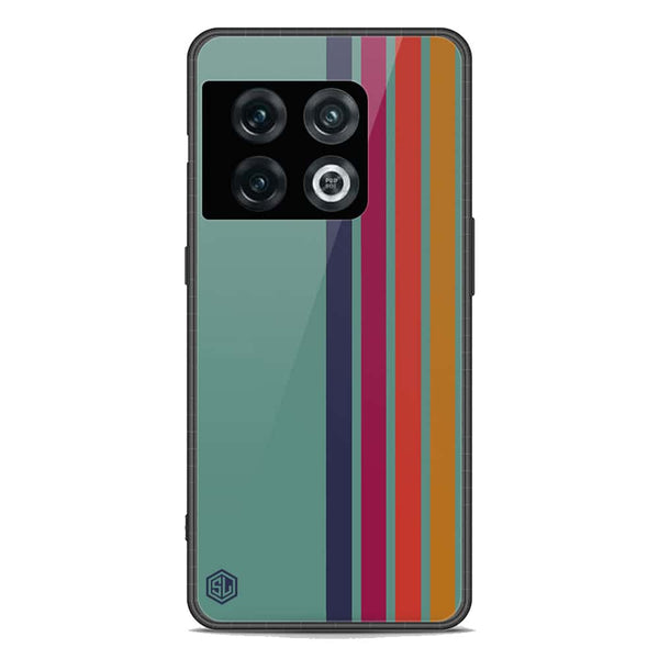 Retro Stripes Series Soft Phone Case - Premium Glass Case - OnePlus 10 Pro