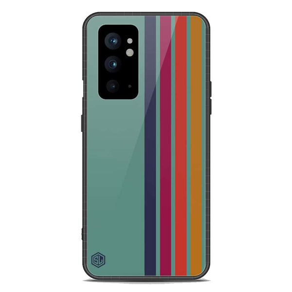 Retro Stripes Series Soft Phone Case - Premium Glass Case - OnePlus 9RT 5G