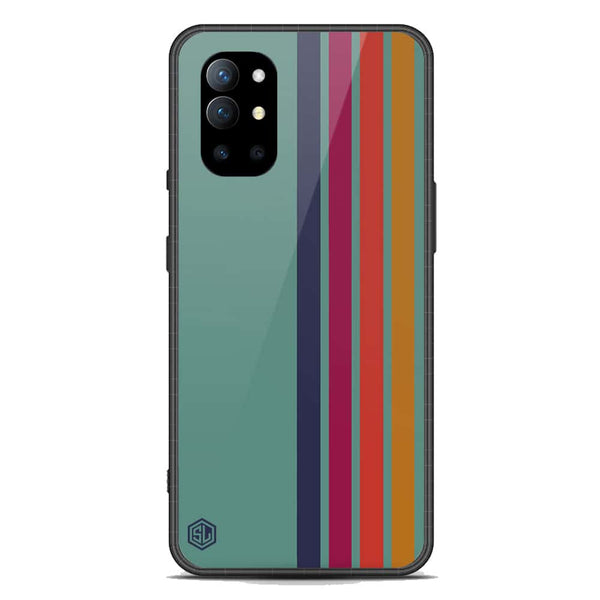 Retro Stripes Series Soft Phone Case - Premium Glass Case - OnePlus 9R