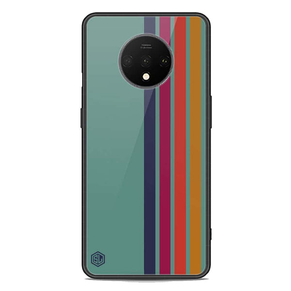 Retro Stripes Series Soft Phone Case - Premium Glass Case - OnePlus 7T