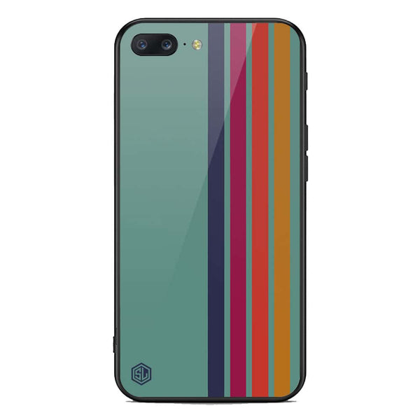 Retro Stripes Series Soft Phone Case - Premium Glass Case - OnePlus 5