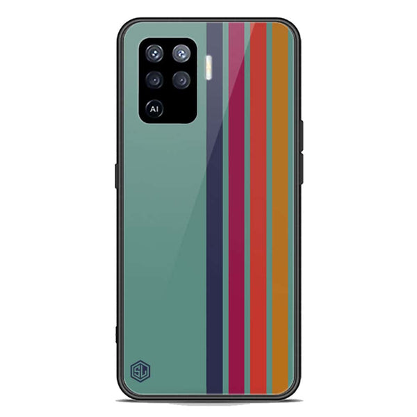 Retro Stripes Series Soft Phone Case - Premium Glass Case - Oppo A94