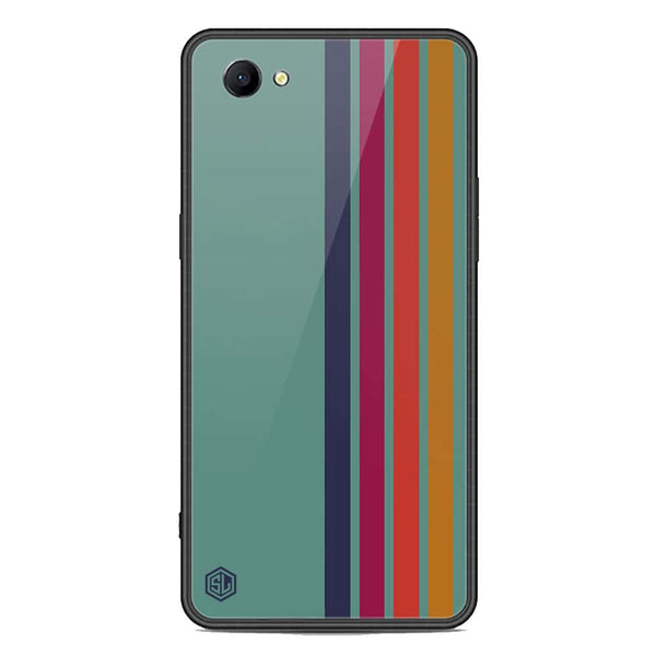 Retro Stripes Series Soft Phone Case - Premium Glass Case - Oppo A3
