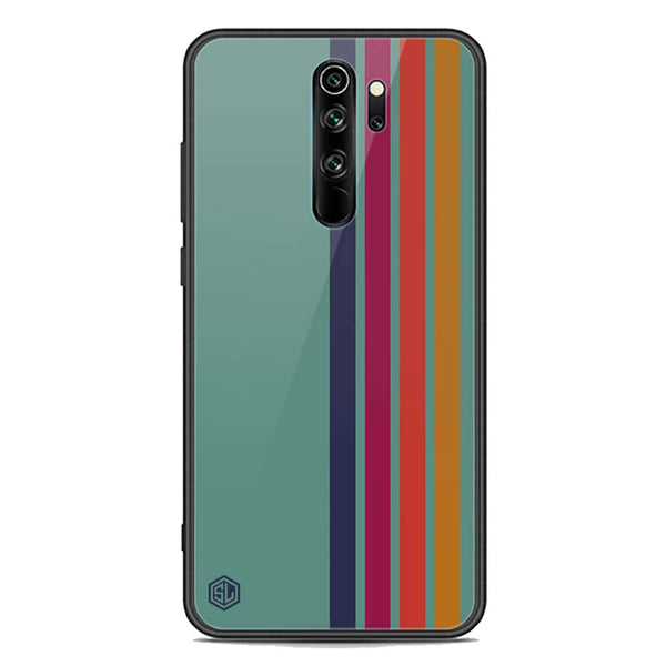 Retro Stripes Series Soft Phone Case - Premium Glass Case - Xiaomi Redmi Note 8 Pro
