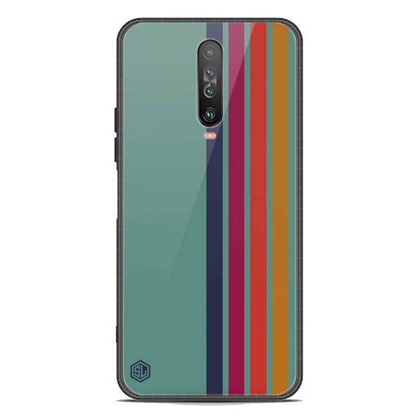 Retro Stripes Series Soft Phone Case - Premium Glass Case - Xiaomi Redmi K30