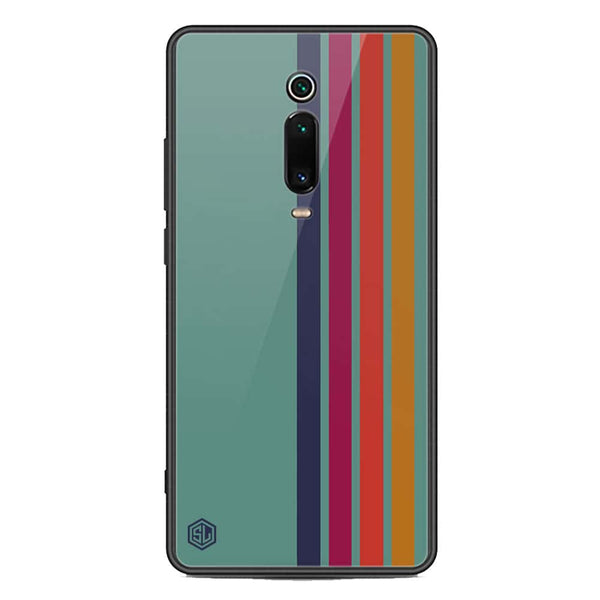 Retro Stripes Series Soft Phone Case - Premium Glass Case - Xiaomi Redmi K20