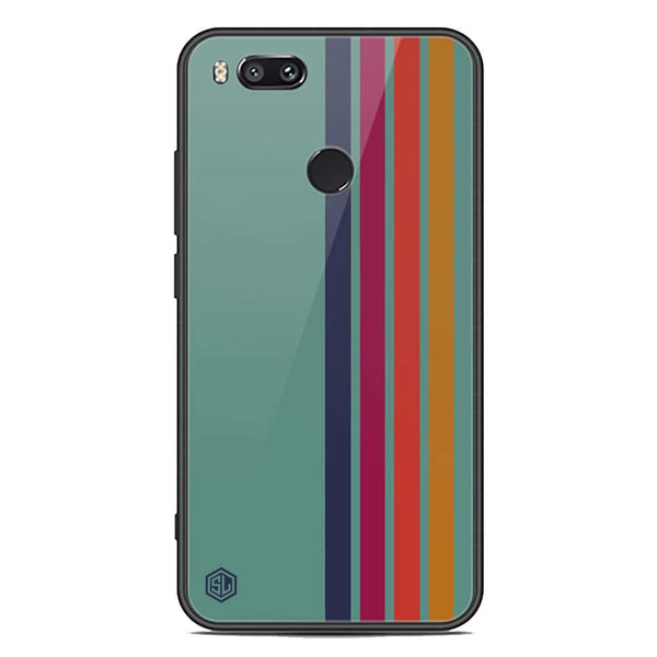 Retro Stripes Series Soft Phone Case - Premium Glass Case - Xiaomi Mi A1 / Mi 5X