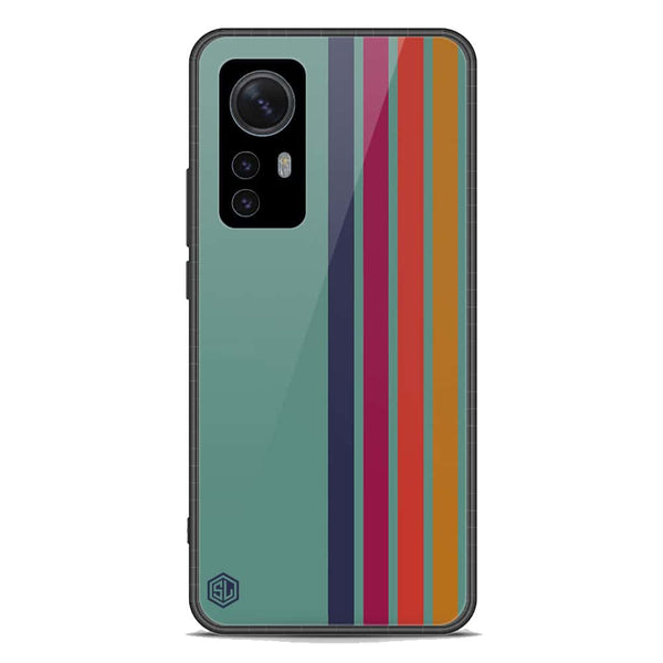 Retro Stripes Series Soft Phone Case - Premium Glass Case - Xiaomi 12S Pro