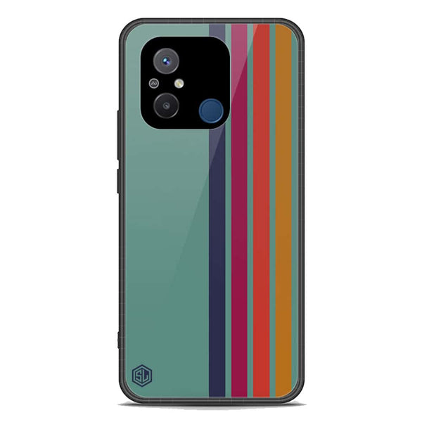 Retro Stripes Series Soft Phone Case - Premium Glass Case - Xiaomi Redmi 12C