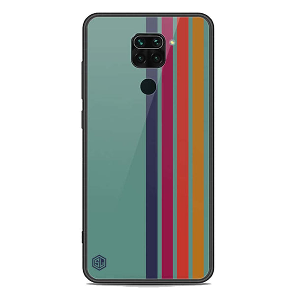 Retro Stripes Series Soft Phone Case - Premium Glass Case - Xiaomi Redmi 10X 4G